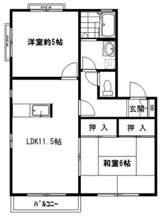 シルフィード【2階】の間取り