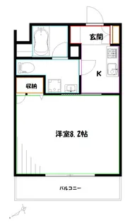 クレイシア三鷹【1階】の間取り