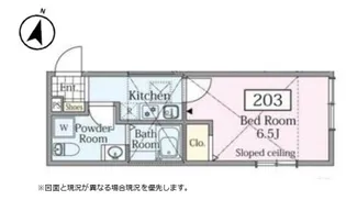 スカイレジデンスARA横浜弘明寺【2階】の間取り