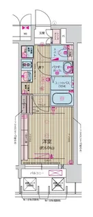 プレリス鶴見緑地グランガーデリア【3階】の間取り