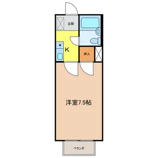 シェリーハウス【2階】の間取り