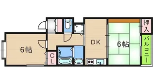 マンションリヴィエラ【3階】の間取り
