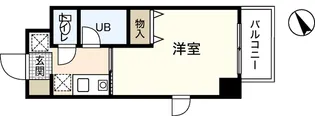 リバーサイド中村【4階】の間取り