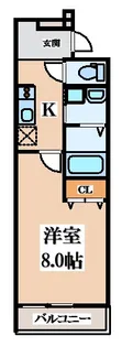 フジパレス忍ケ丘I番館【3階】の間取り