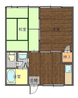 パディー野田【2階】の間取り