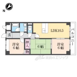 デイグランシエル【5階】の間取り