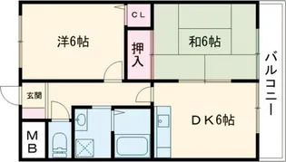 プリオール大安寺【2階】の間取り