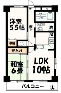 フォンテン24【6階】の間取り