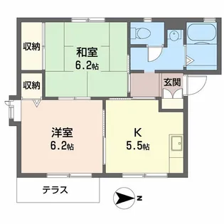 アンプルハーベスト【1階】の間取り