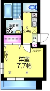 ヘーベルメゾン東日暮里【2階】の間取り