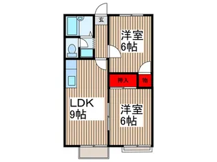 コスモハイツ美杉台の間取り
