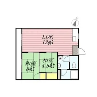 コーポ一幸【2階】の間取り