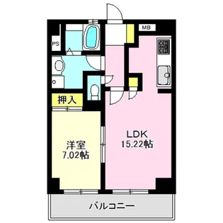 TWINSOL ZERO【4階】の間取り