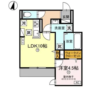 Clashist城北公園【1階】の間取り