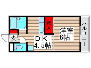 サンライフ梅島【3階】の間取り