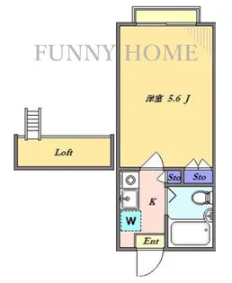 メイセー三軒茶屋II【2階】の間取り