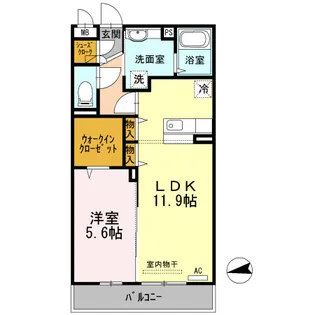 グラン ジュテ【1階】の間取り