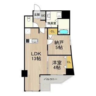 レジディア堺筋本町プレイス【8階】の間取り