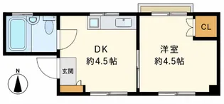 熊谷ビル【4階】の間取り