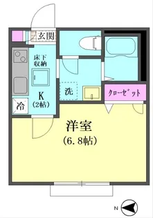 グリュンハイム【1階】の間取り