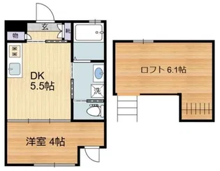 リキューザ井荻【2階】の間取り