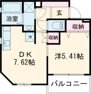 ラ・ポール【1階】の間取り