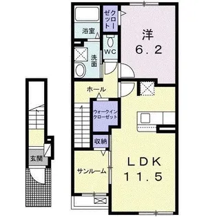 ダッシュ コートII【2階】の間取り