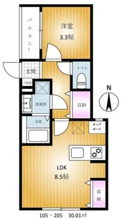 REVENE習志野【2階】の間取り