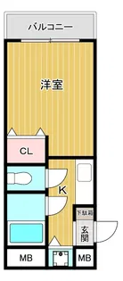 リベラルマンション【3階】の間取り