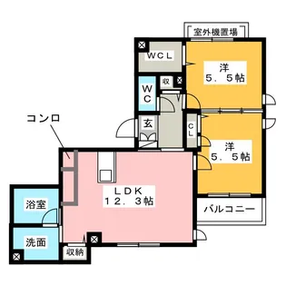 catuscasa【2階】の間取り