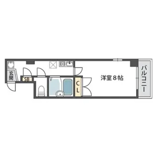 Raffine御所西【3階】の間取り