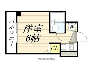スカイコート函館【4階】の間取り