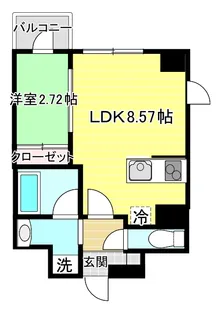 APPLE原町【3階】の間取り