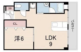 グランドハイツ浜甲子園【3階】の間取り