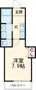 クオリティア八王子【3階】の間取り