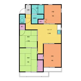 マンションフレイグランス【3階】の間取り