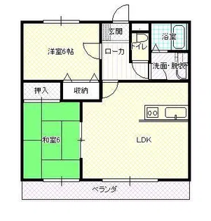 アヴィニヨン【1階】の間取り