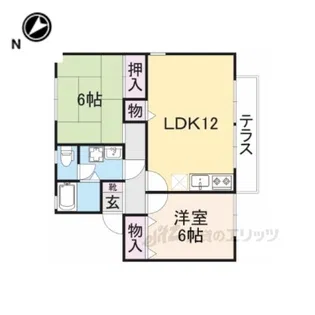 EASTNONAMI参番館【1階】の間取り