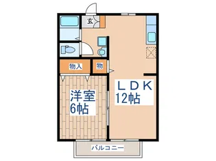 ヴィラ・ド・ソメイユ【2階】の間取り