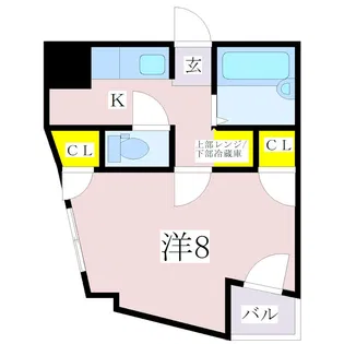 ブリリアントハイツ【3階】の間取り