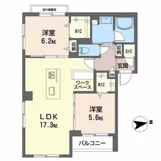 メゾン・ド・本郷【2階】の間取り