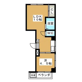 キャッスルヴィラソレーユ【2階】の間取り