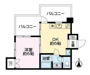 ドミールヒロ【3階】の間取り