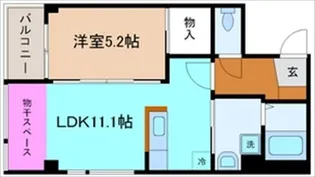 クルエボヌール金沢【6階】の間取り