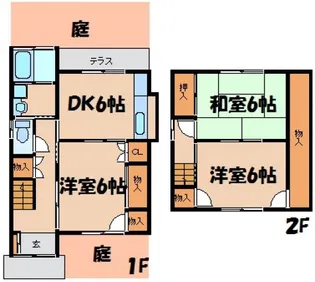 広島県広島市安芸区船越1【一戸建】の間取り