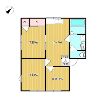 フレグレンス・Y【1階】の間取り