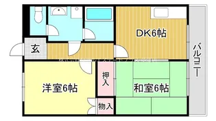 T’sサニーコーポ【1階】の間取り