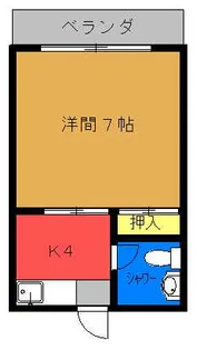 ちぶがーらハウジング【2階】の間取り