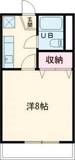 三向ハイツ若草【2階】の間取り