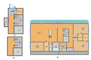 ミズワット経堂A棟【3階】の間取り